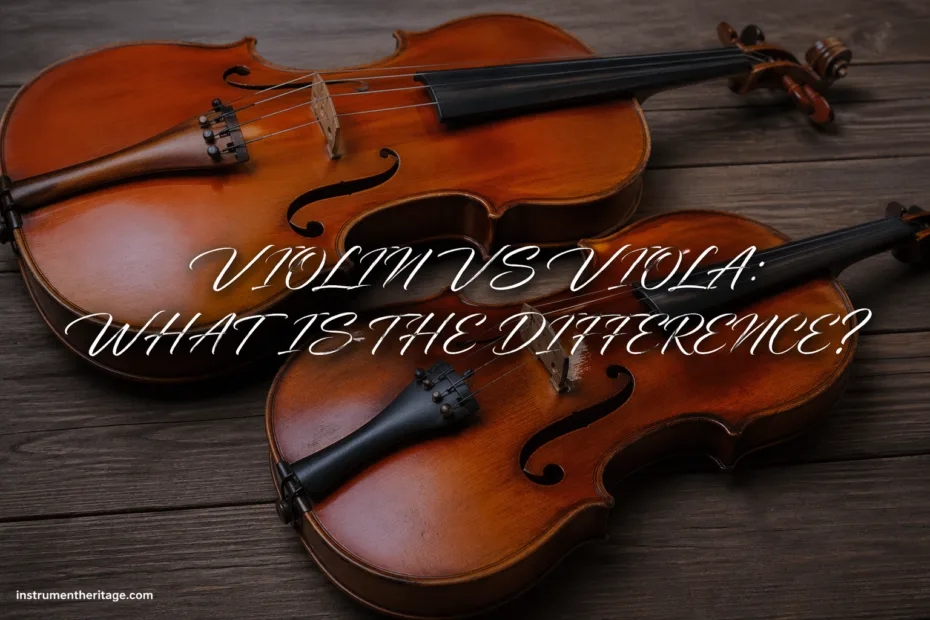 Violin vs Viola What Is the Difference
