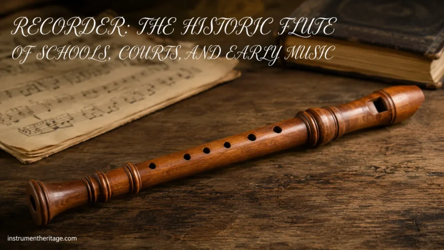 Recorder Instrument Video Recorder: The Historic Flute of Schools, Courts, and Early Music ...