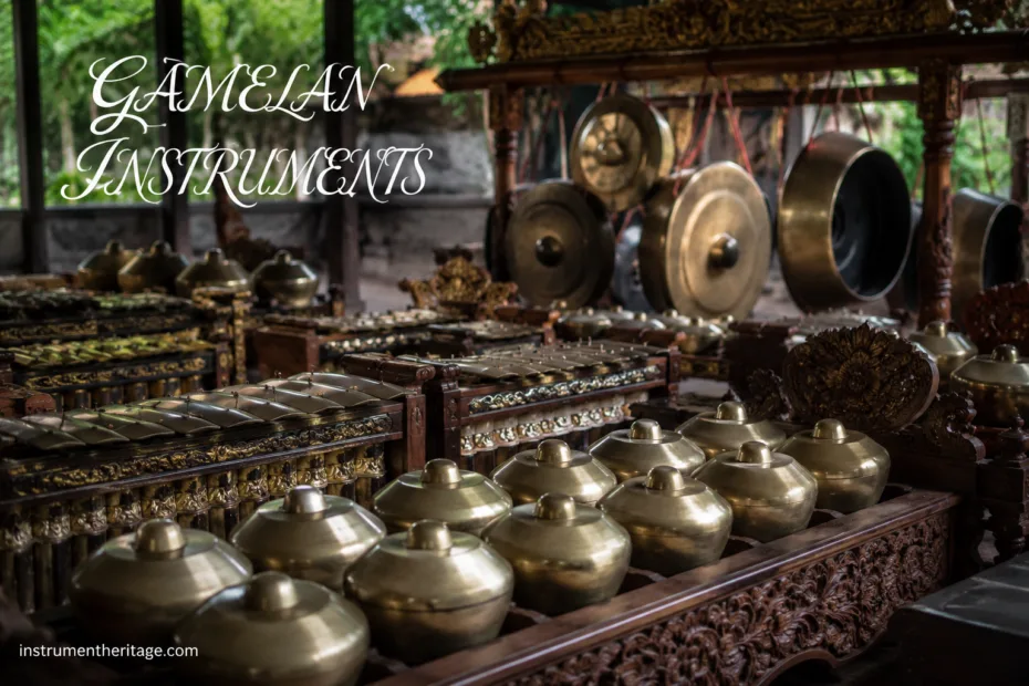Gamelan instruments produce the distinctive bronze sound that is central to Indonesian musical traditions.