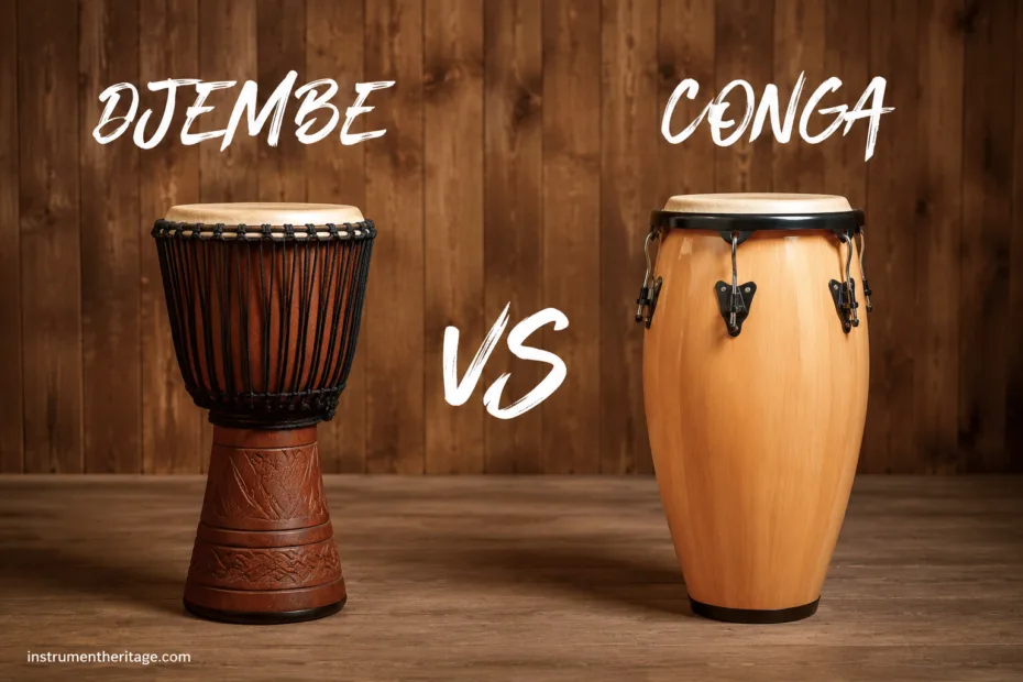 Djembe vs conga: a visual comparison of these traditional drums and their distinct styles